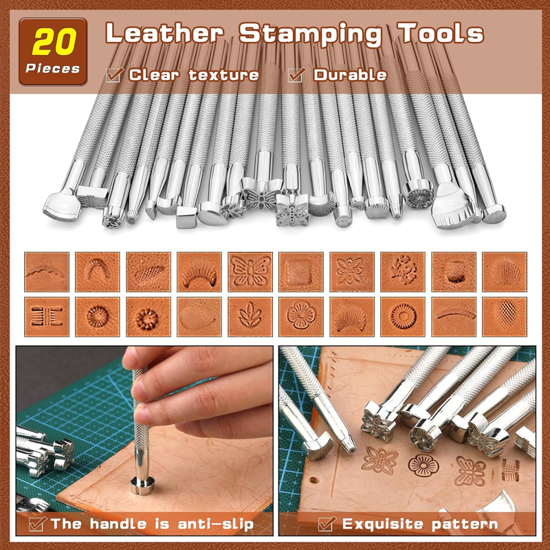 Multifunctional Leather Working Tools Set