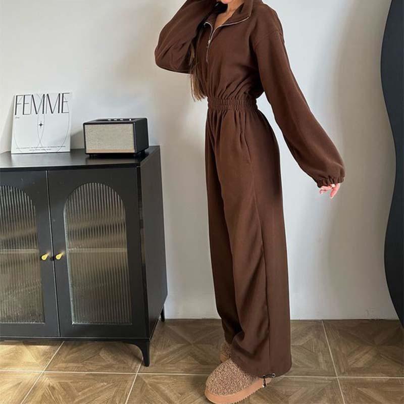 ❄️Winter Sale - 49% OFF🧥Cozy Warm Zip Front Jumpsuit