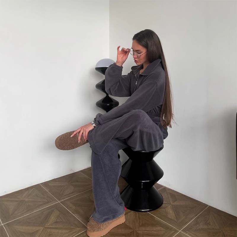 ❄️Winter Sale - 49% OFF🧥Cozy Warm Zip Front Jumpsuit