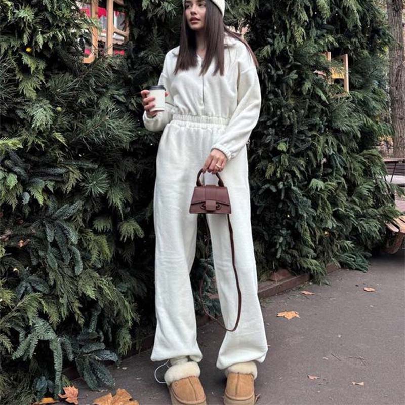 ❄️Winter Sale - 49% OFF🧥Cozy Warm Zip Front Jumpsuit