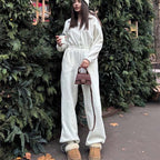 ❄️Winter Sale - 49% OFF🧥Cozy Warm Zip Front Jumpsuit