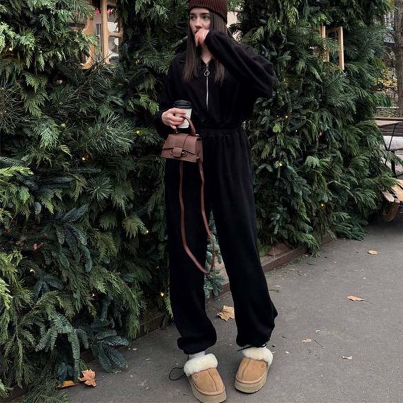 ❄️Winter Sale - 49% OFF🧥Cozy Warm Zip Front Jumpsuit