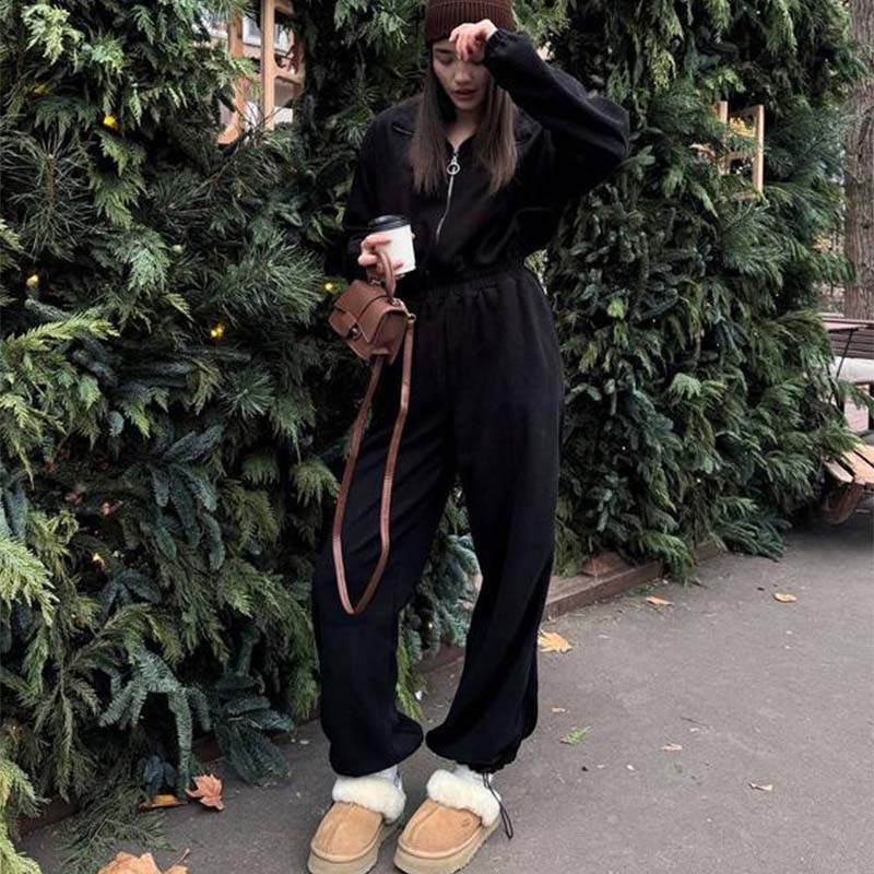 ❄️Winter Sale - 49% OFF🧥Cozy Warm Zip Front Jumpsuit
