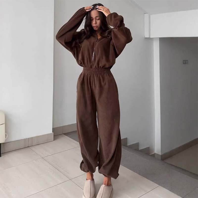 ❄️Winter Sale - 49% OFF🧥Cozy Warm Zip Front Jumpsuit