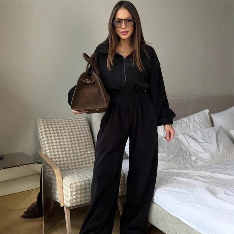 ❄️Winter Sale - 49% OFF🧥Cozy Warm Zip Front Jumpsuit