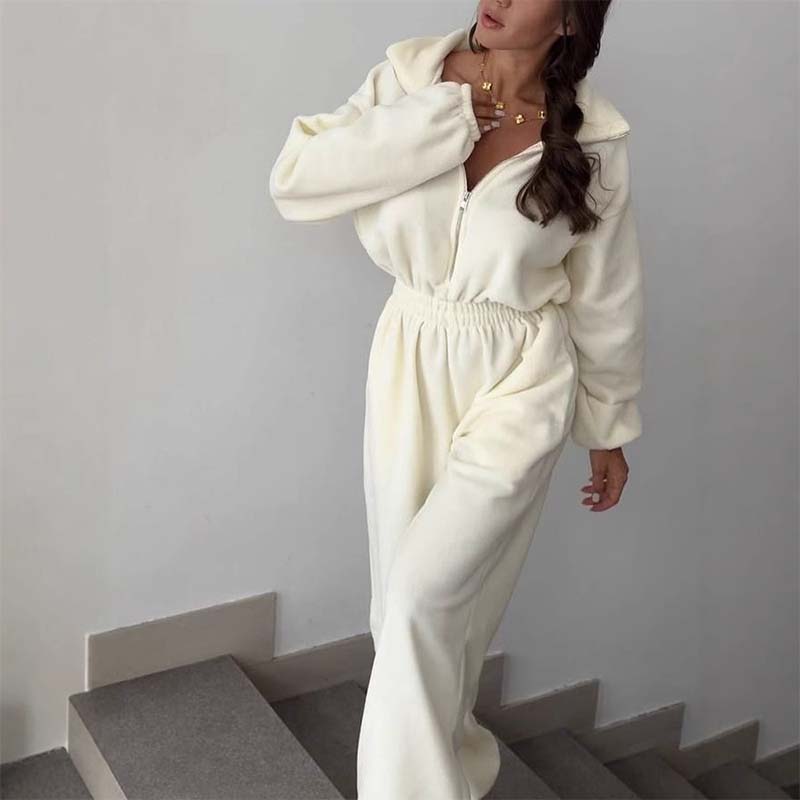 ❄️Winter Sale - 49% OFF🧥Cozy Warm Zip Front Jumpsuit