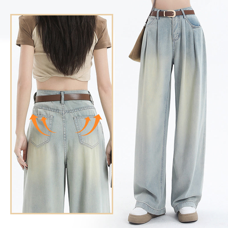 [Gift For Her] Women's High Waisted Wide Leg Jeans
