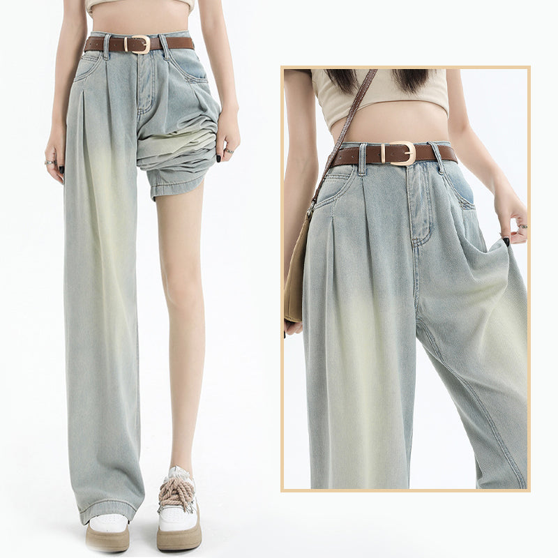 [Gift For Her] Women's High Waisted Wide Leg Jeans