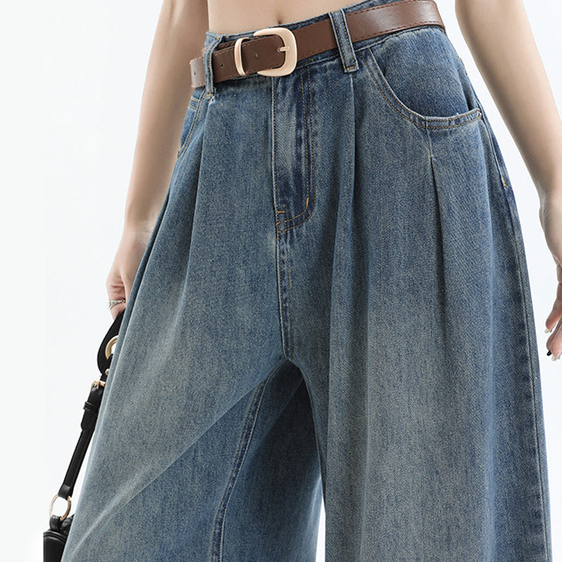[Gift For Her] Women's High Waisted Wide Leg Jeans