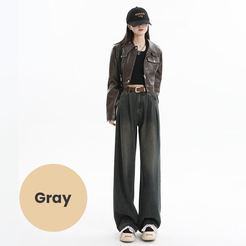 [Gift For Her] Women's High Waisted Wide Leg Jeans