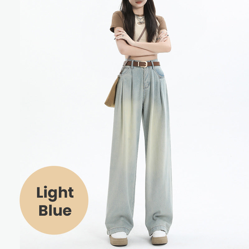 [Gift For Her] Women's High Waisted Wide Leg Jeans