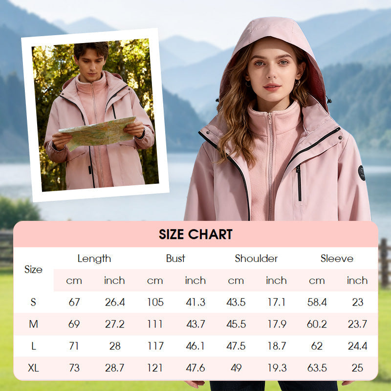 3-in-1 Detachable Outdoor Jacket