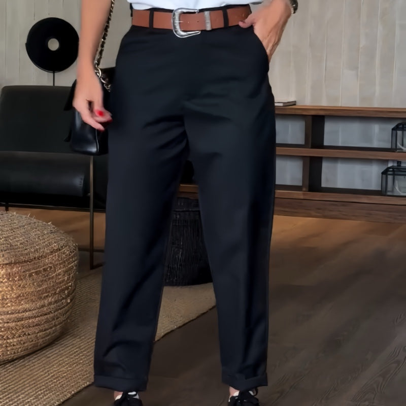 🍃Women's High Waist Casual Straight Blazer Pants
