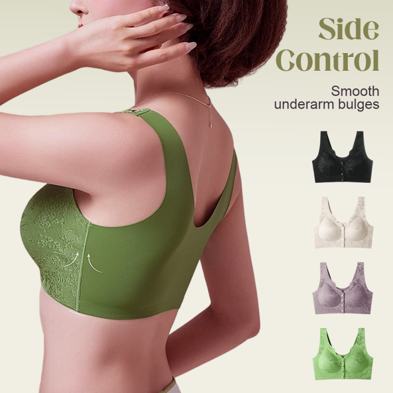 🏆50% OFF NOW! 🔥Buy 2 get 1 Free💥Comfort Front-Clasp & Wire-Free Seamless Bra
