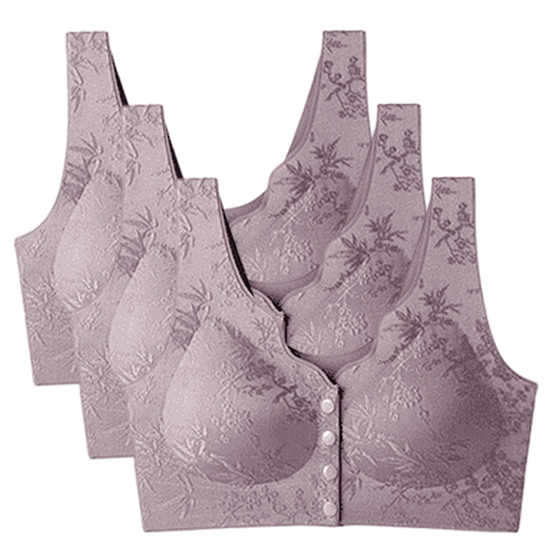 🏆50% OFF NOW! 🔥Buy 2 get 1 Free💥Comfort Front-Clasp & Wire-Free Seamless Bra