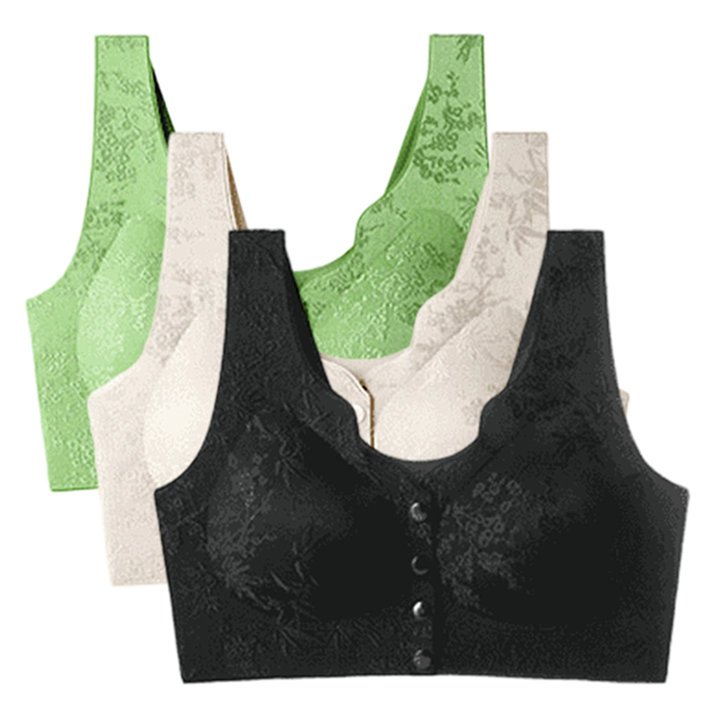 🏆50% OFF NOW! 🔥Buy 2 get 1 Free💥Comfort Front-Clasp & Wire-Free Seamless Bra