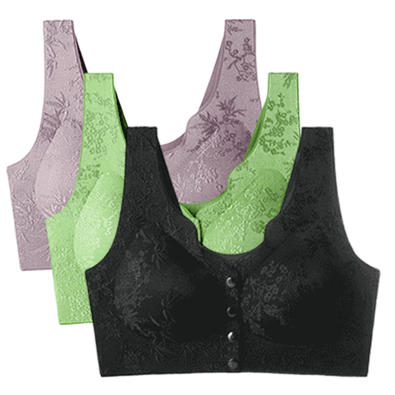 🏆50% OFF NOW! 🔥Buy 2 get 1 Free💥Comfort Front-Clasp & Wire-Free Seamless Bra