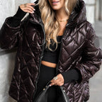 💜LAST DAY PROMOTION - 50%OFF💜Women's casual cotton hooded jacket