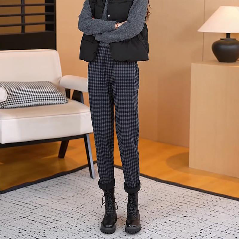 ⏳Limited-time 50% off⏰Women's Plaid Straight Leg Pants👖