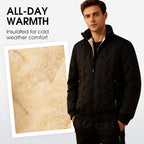🔥Hot Sale🔥Men's Stylish Warm Jacket & Pants Two-Piece Set