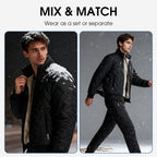 🔥Hot Sale🔥Men's Stylish Warm Jacket & Pants Two-Piece Set