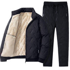 🔥Hot Sale🔥Men's Stylish Warm Jacket & Pants Two-Piece Set