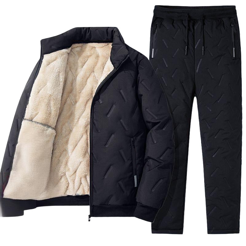 🔥Hot Sale🔥Men's Stylish Warm Jacket & Pants Two-Piece Set