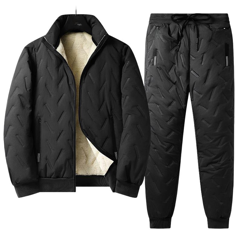 🔥Hot Sale🔥Men's Stylish Warm Jacket & Pants Two-Piece Set