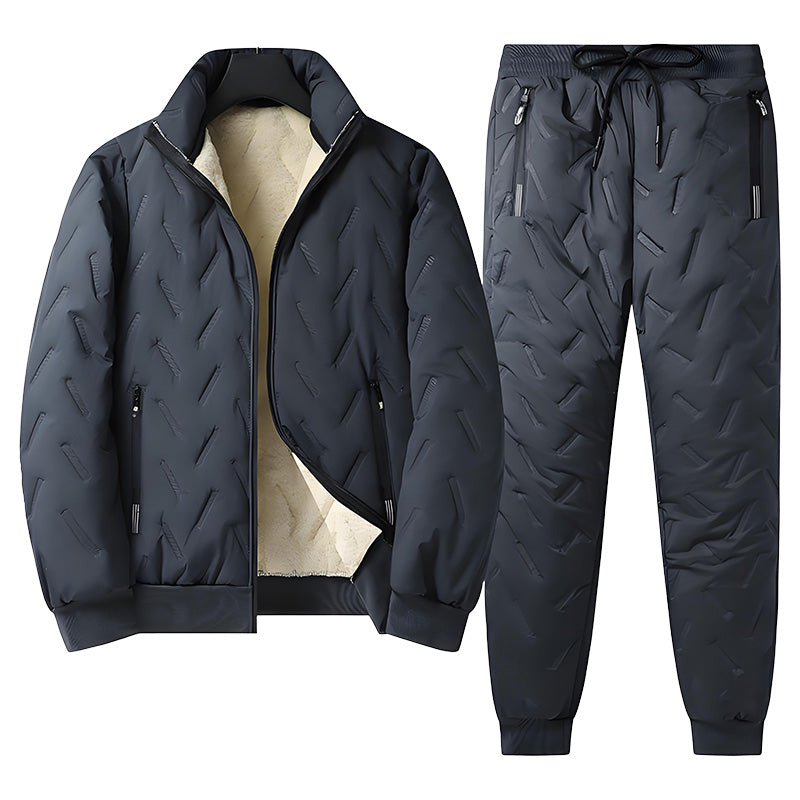 🔥Hot Sale🔥Men's Stylish Warm Jacket & Pants Two-Piece Set