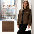 Women's Stylish Stand Collar Jacket