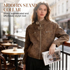 Women's Stylish Stand Collar Jacket