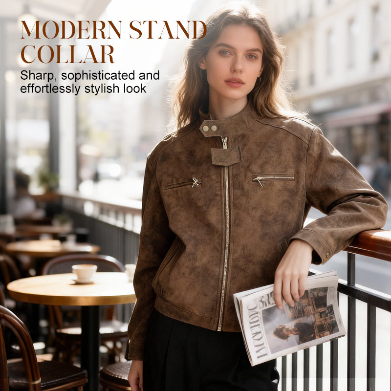 Women's Stylish Stand Collar Jacket