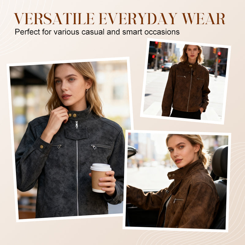 Women's Stylish Stand Collar Jacket