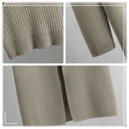 Fashion Trio - Sleeveless Tank Top, Cardigan, and Trousers