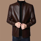 🖤Black Friday Sale:49% OFF🖤Men’s Warm Plush Lining Leather Jacket Coat - Gift for Him!