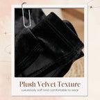 Women's Velvet Cowl Neck Long Sleeve Top