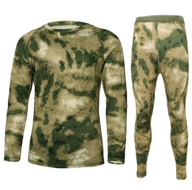 🔥🔥Men's Camouflage Thermal Underwear & Pants Set