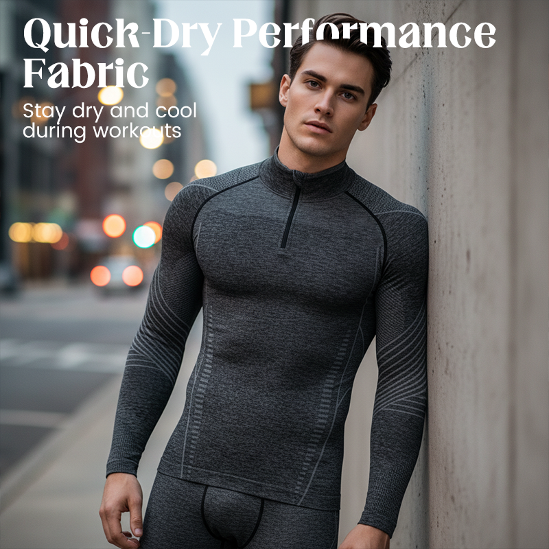 Men's Quick-Dry Stretch Fitness Top