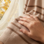 Casual Striped Top & Ankle-Length Pants Set