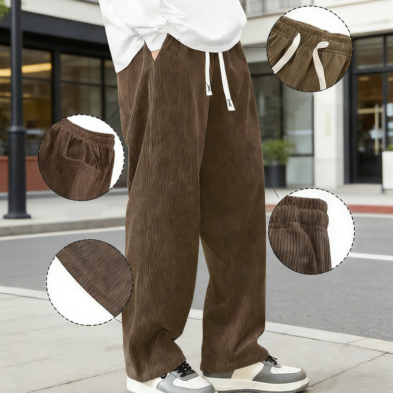 ⏰ Now only 50% off! 🌿 Men's Loose-Fit Drawstring Pants with Pockets – Comfortable, Casual & Multiple Pockets 🏠
