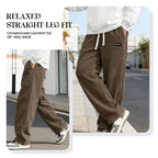 ⏰ Now only 50% off! 🌿 Men's Loose-Fit Drawstring Pants with Pockets – Comfortable, Casual & Multiple Pockets 🏠