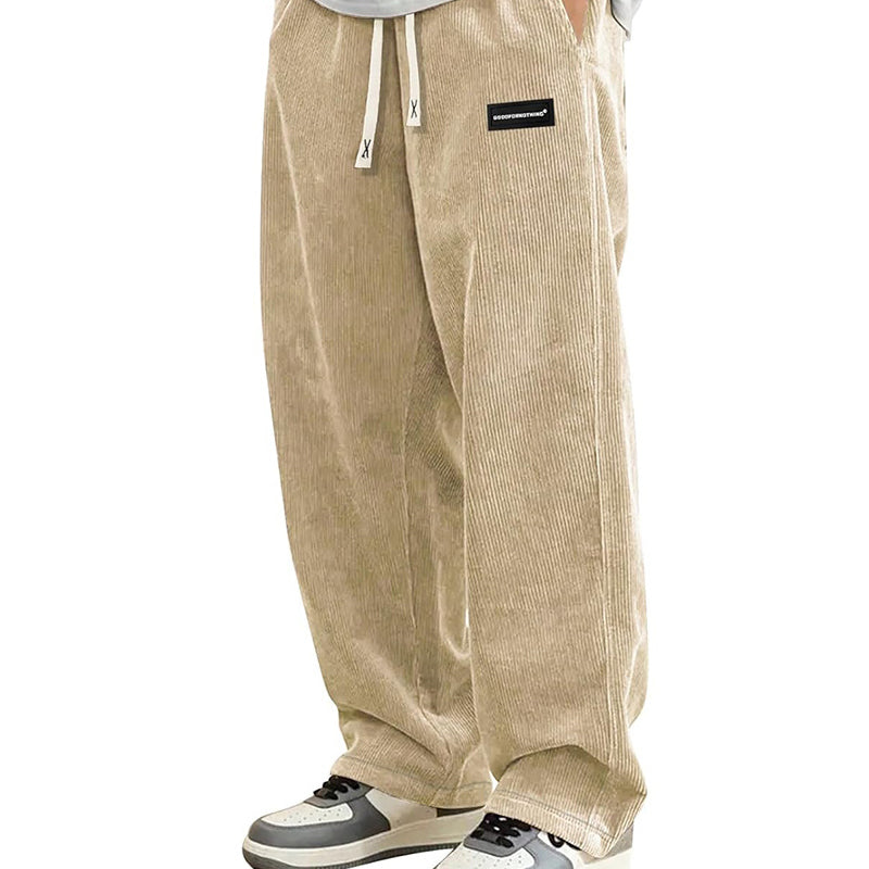 ⏰ Now only 50% off! 🌿 Men's Loose-Fit Drawstring Pants with Pockets – Comfortable, Casual & Multiple Pockets 🏠