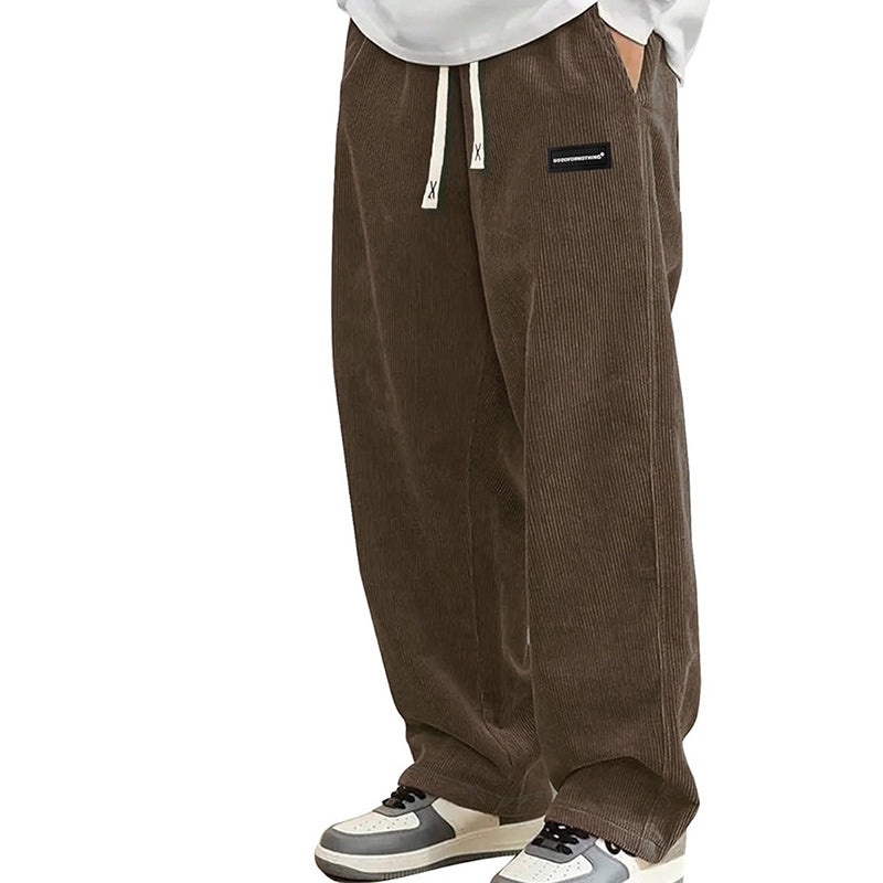 ⏰ Now only 50% off! 🌿 Men's Loose-Fit Drawstring Pants with Pockets – Comfortable, Casual & Multiple Pockets 🏠