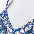 ⏳🔥2026 Hot Sale🎁Women’s Retro Print V-Neck Sleeveless Maxi Dress