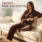 ⏰ Now only 50% off!👖🌞Women’s Crop Hoodie & Wide-Leg Pants | Effortless Street Style🎐