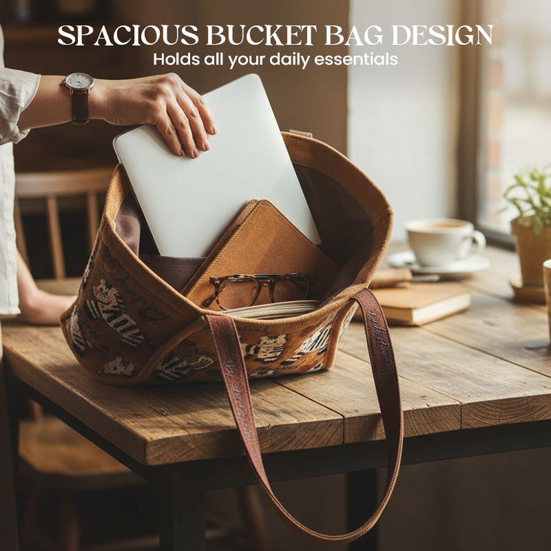 Embroidered Zebra Canvas Tote Bag