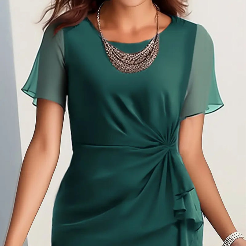 ⏰ Now only 50% off!💃Elegant Solid Color Dress – Flattering Fit, Versatile Style & All-Day Comfort 💖👗