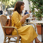 ⏰ Now only 50% off!🔥V-Neck & 3/4 Sleeve Casual Dress with Pockets – Effortless Style & Comfort for Every Day 👗