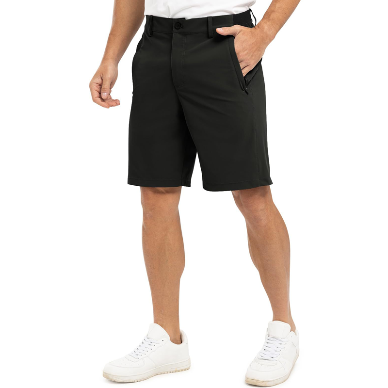 ⏰ Now only 50% off!OFF💥Men's Solid Color Flat Front Shorts