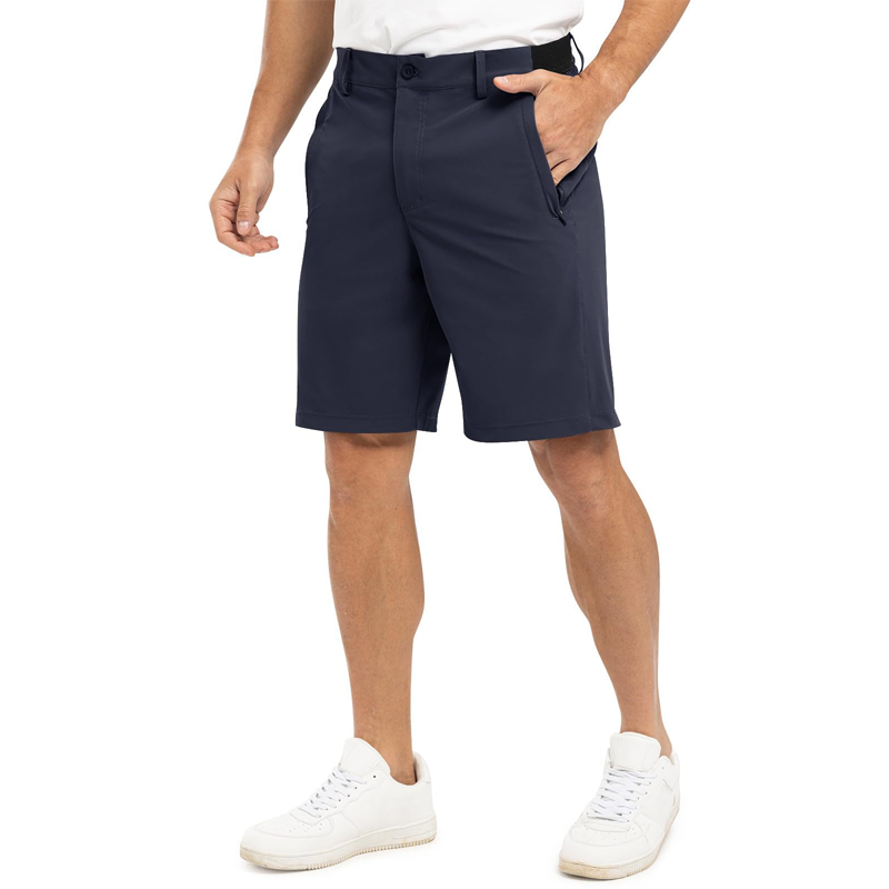 ⏰ Now only 50% off!OFF💥Men's Solid Color Flat Front Shorts